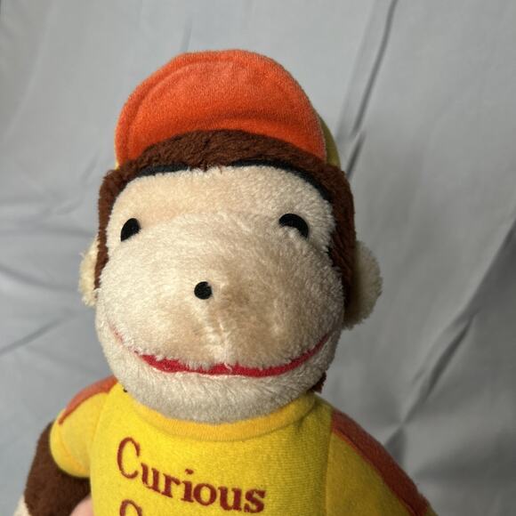 Vintage Knickerbocker 14” Curious George Plush Stuffed Animal Monkey Yellow - Picture 10 of 10